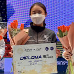 Ellen Xu, 5th place individual. Cadet World Cup, Bucharest, January 2022